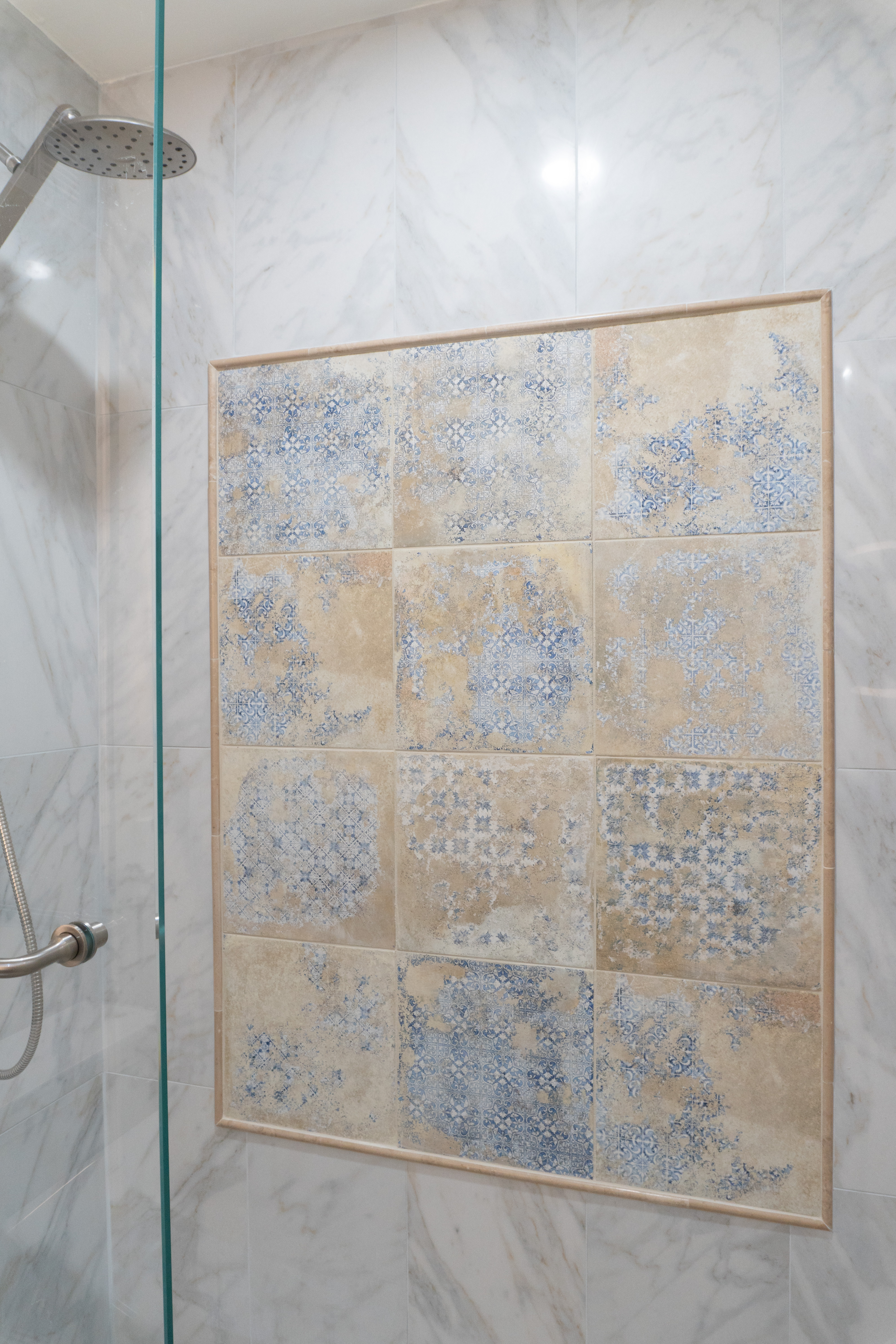 Bathroom remodel detail